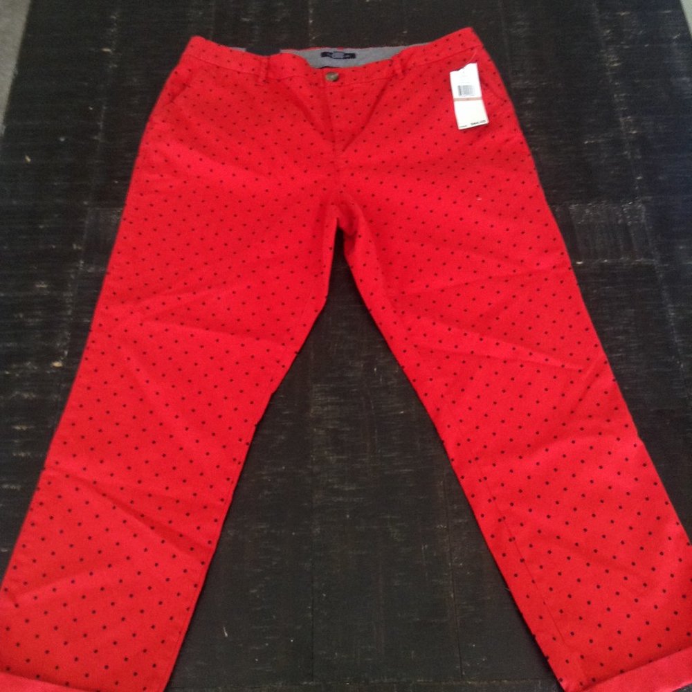 Tommy Hilfiger Formula 1 Red Pants